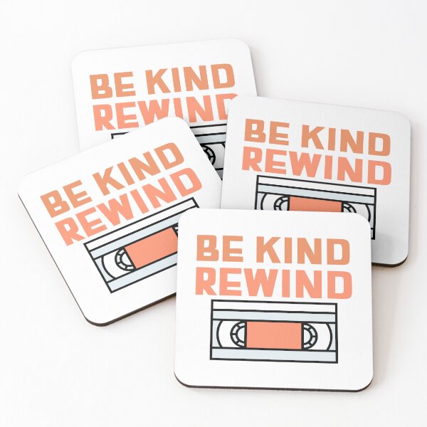 Item preview, Be Kind Rewind Retro VHS Design – Nostalgic Tape Message for Movie Lovers designed and sold by crazydotdesigns.