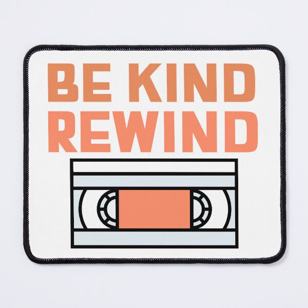 Item preview, Be Kind Rewind Retro VHS Design – Nostalgic Tape Message for Movie Lovers designed and sold by crazydotdesigns.