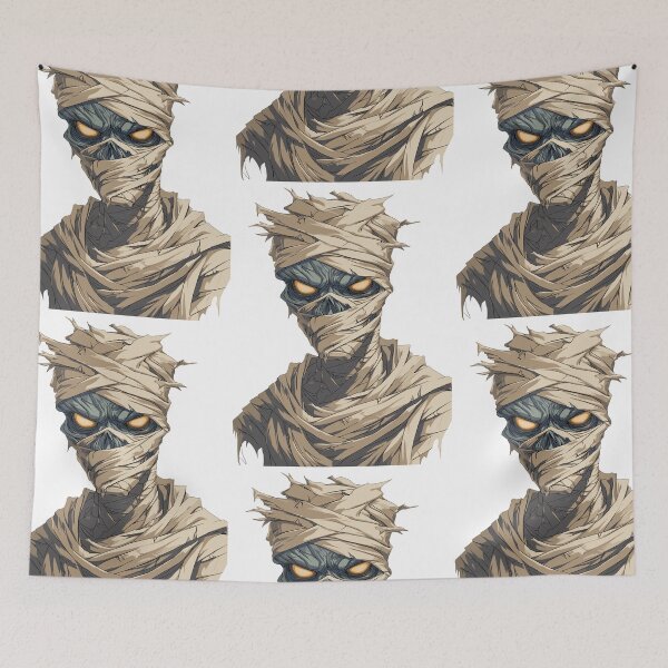 Item preview, Eerie Halloween Creepy Mummy designed and sold by bapupa.