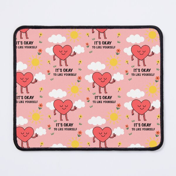 Item preview, Positive Self-Love Heart Illustration - It’s Okay to Like Yourself designed and sold by graphicnew.