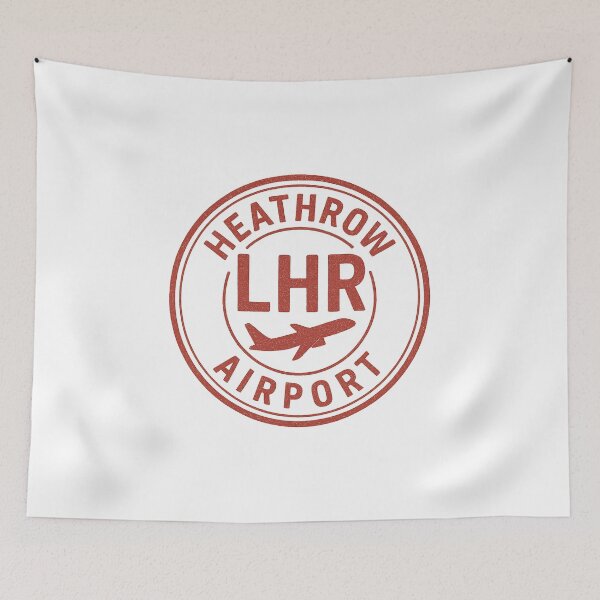Item preview, Heathrow Airport London Stamp designed and sold by TravelMarvel.