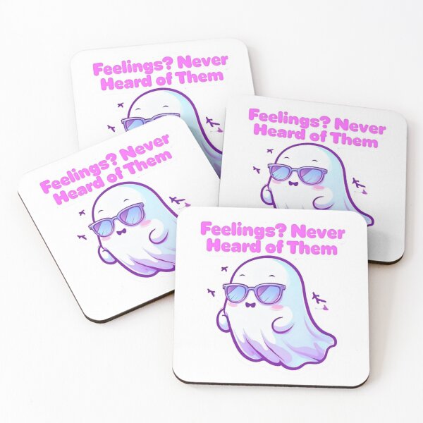 Item preview, Feelings? Never Heard of Them – Emotionally Numb Sticker designed and sold by Imaginarium of Chaos falcon88 .
