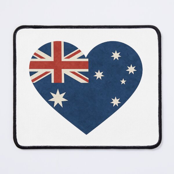 Item preview, Aussie Heartbeat: Australia Flag Love designed and sold by Globalcitytees.