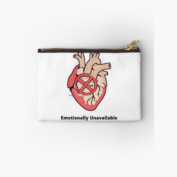 Item preview, Emotionally Unavailable – Heart with Boundaries Sticker designed and sold by Imaginarium of Chaos falcon88 .