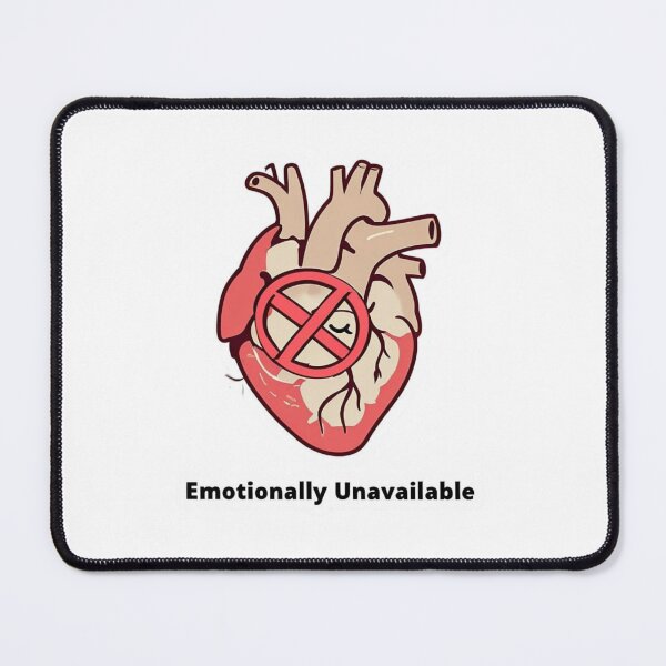 Item preview, Emotionally Unavailable – Heart with Boundaries Sticker designed and sold by Imaginarium of Chaos falcon88 .