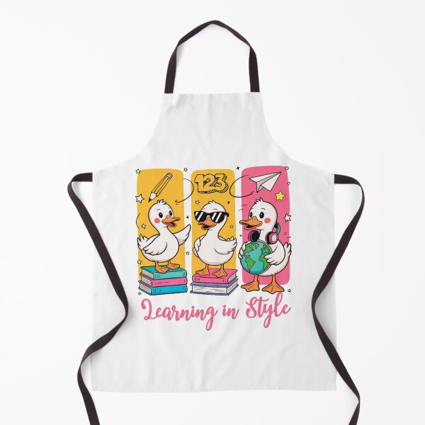 Item preview, Funny Back to School Goose, Cute Ducks Learning, Perfect for Teachers, Kids, and Classroom Crew designed and sold by PuralunaCreations.