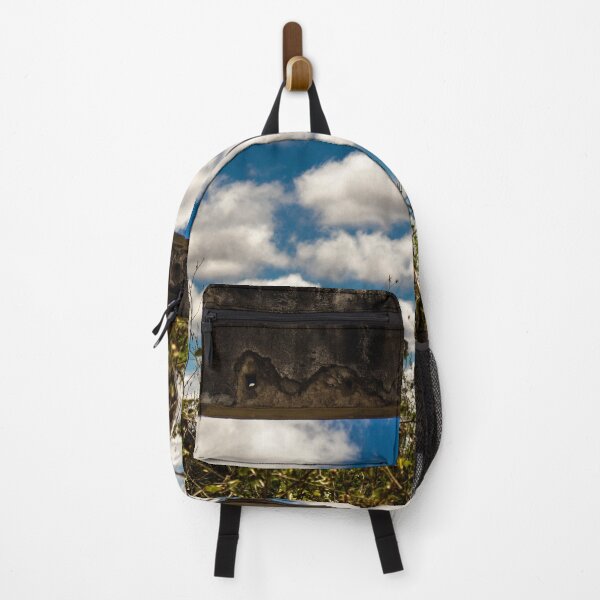 Item preview, abandoned house with plants and sky with clouds designed and sold by felipequeiroz.