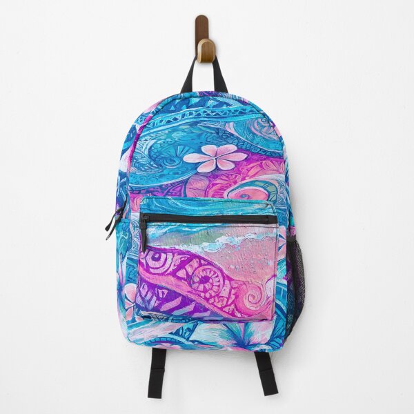 Item preview, Hawaiian Abstract Wave Art Print 0021 designed and sold by sunnthreads.