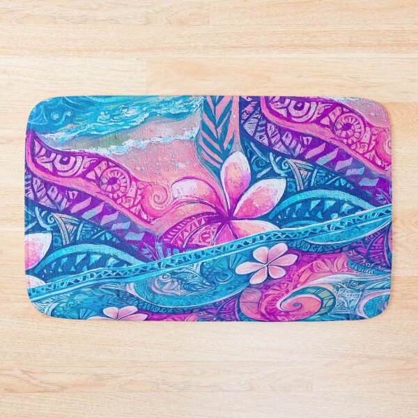 Item preview, Hawaiian Abstract Wave Art Print 0021 designed and sold by sunnthreads.