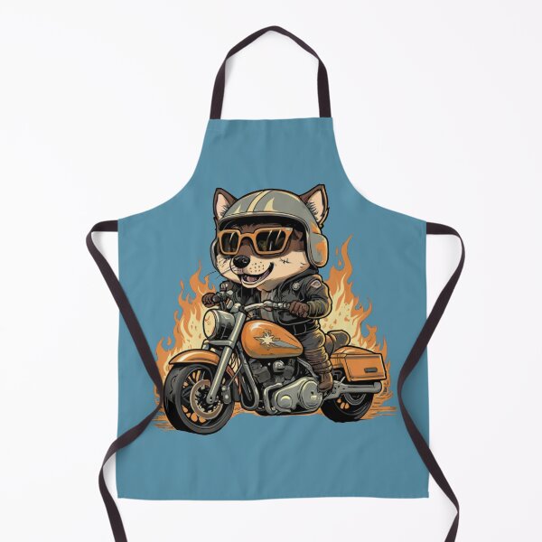 Item preview, Dingo on motorbike in flames - dingo picture  designed and sold by bukajart.