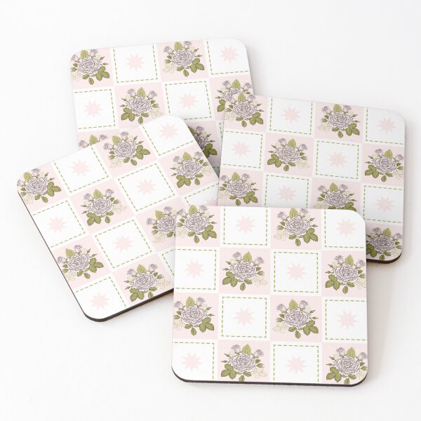 Artikelvorschau, Pink Roses Checks entworfen und verkauft von Farissa Designs.