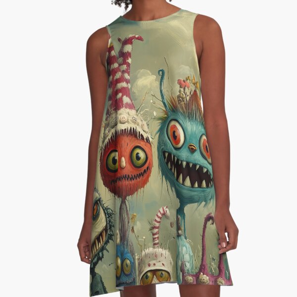 Item preview, Monsters. Pop Surrealism Art. Lowbrow. designed and sold by Piagor.