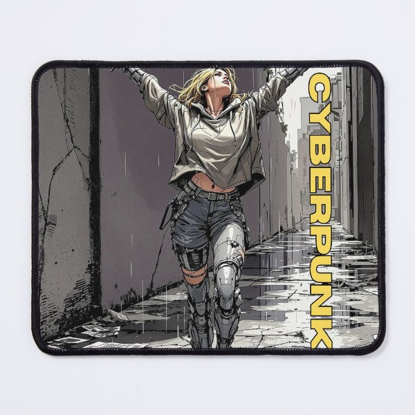 Item preview, Beaux Animes Digital Art, Cyberpunk Cyborg Anime Girl Dancing Streetwear designed and sold by Beauxanimes.