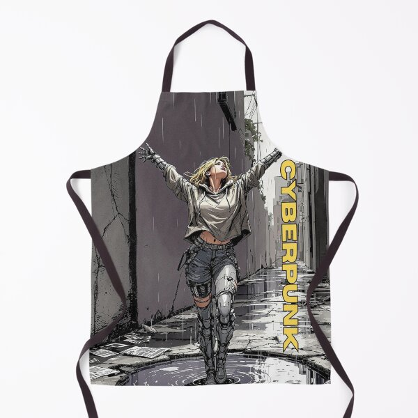 Item preview, Beaux Animes Digital Art, Cyberpunk Cyborg Anime Girl Dancing Streetwear designed and sold by Beauxanimes.