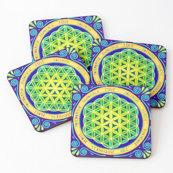 Item preview, Flower of life, with nine blessings designed and sold by Soozie Wray.