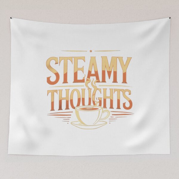 Aperçu de l'œuvre Café Steamy Thoughts vous créée et vendue par Coffread.