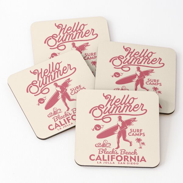 Item preview, Blacks Beach Summer Surf Camp Surfing La Jolla California designed and sold by eclecTEEq.