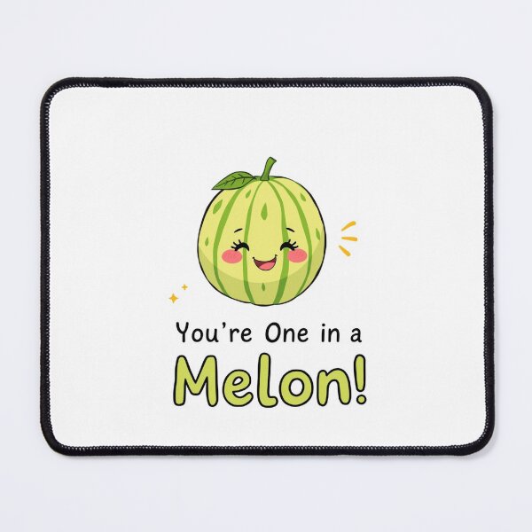 Item preview, You're One in a Melon cute kawaii meme gift birthday melon designed and sold by CheeseBlueprint.