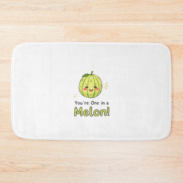 Item preview, You're One in a Melon cute kawaii meme gift birthday melon designed and sold by CheeseBlueprint.