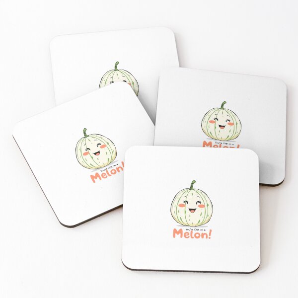 Item preview, You're One in a Melon cute kawaii meme gift birthday melon designed and sold by CheeseBlueprint.