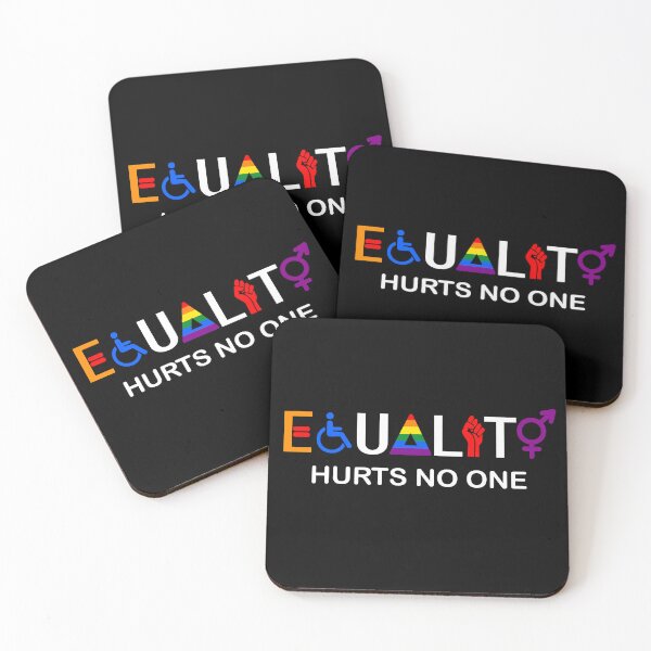 Item preview, Equality hurts no one designed and sold by SHOPATOR.