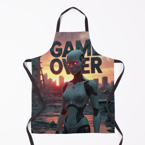 Item preview, Game Over – Giant AI Robot vs. Humanity designed and sold by smitke.
