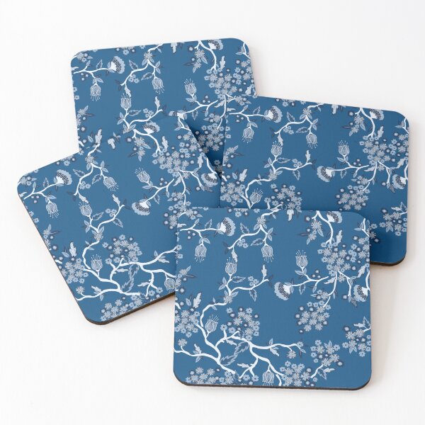 Item preview, Blue Oriental Garden designed and sold by Farissa Designs.