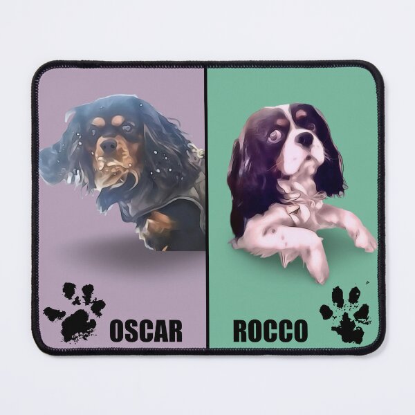 Item preview, Oscar and Rocco Paw Prints designed and sold by SoranaURD.