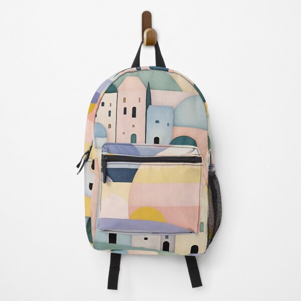 Item preview, Pastel Patterned Village designed and sold by Lizetteh.