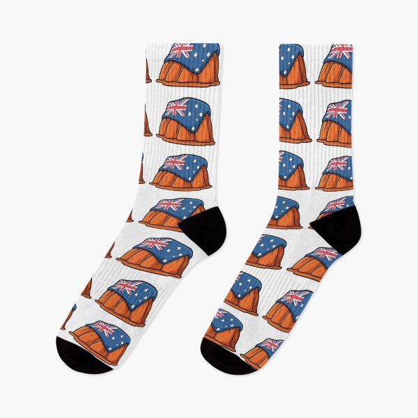 Item preview, Aussie Pride: Uluru Wrapped in the Australia Flag designed and sold by Globalcitytees.