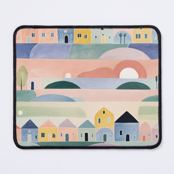 Item preview, Abstract Pastel Homesteads designed and sold by Lizetteh.