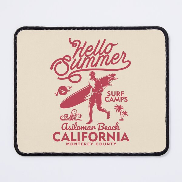 Item preview, Asilomar Beach Summer Surf Camp Surfing Monterey County California designed and sold by eclecTEEq.