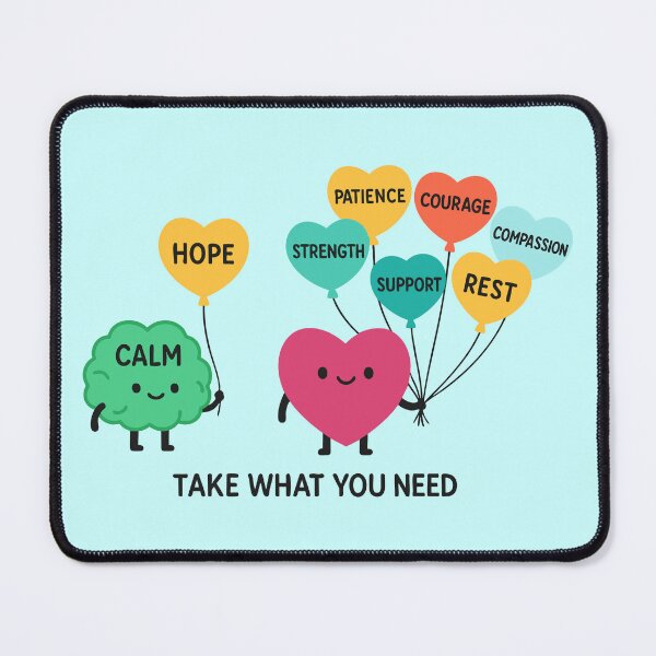Item preview, Mental Health Support Balloons - Take What You Need Art designed and sold by graphicnew.
