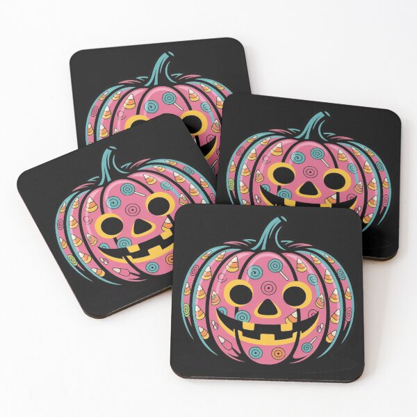 Item preview, Neon Halloween Pumpkin Cute Cartoon  designed and sold by WikaKowalczyk.