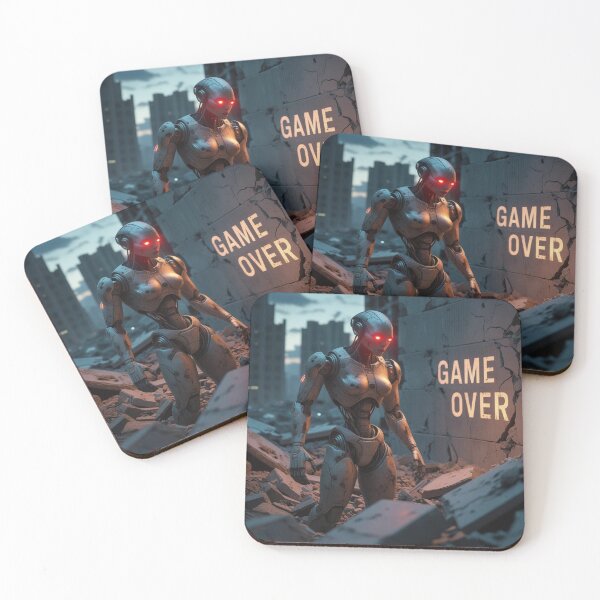 Item preview, Game Over – Giant AI Robot vs. Humanity designed and sold by smitke.