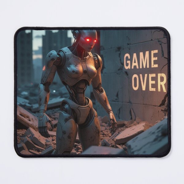 Item preview, Game Over – Giant AI Robot vs. Humanity designed and sold by smitke.