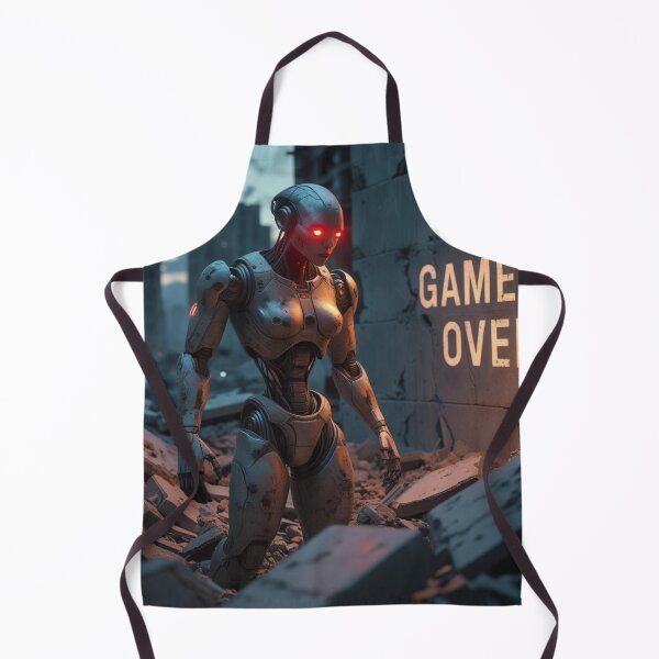 Item preview, Game Over – Giant AI Robot vs. Humanity designed and sold by smitke.