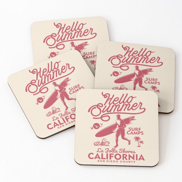 Item preview, La Jolla Shores Summer Surf Camp Surfing San Diego County California designed and sold by eclecTEEq.