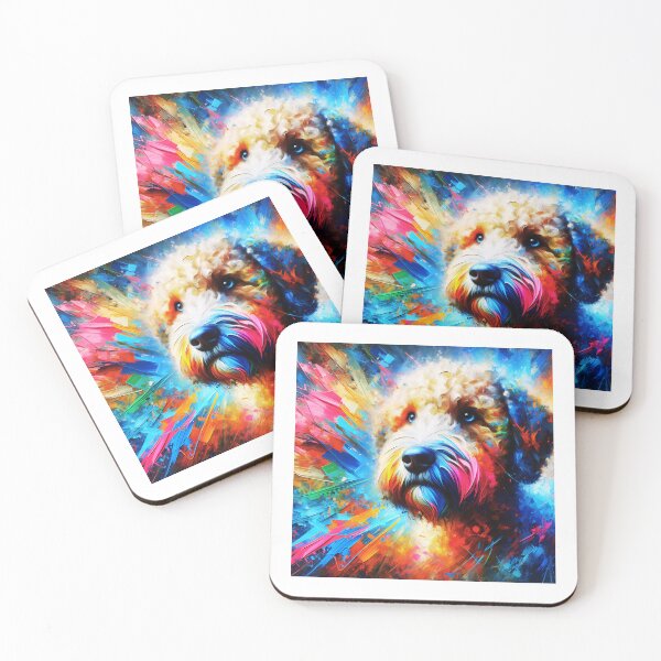 Item preview, Lagotto Romagnolo Acrylic Art designed and sold by TheAnimalZ00.