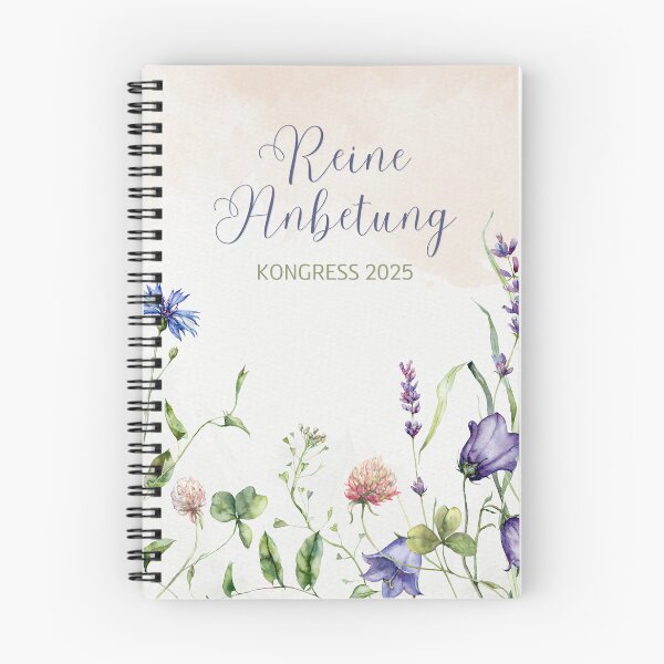 Item preview, JW Convention 2025 Pure Worship - Wildflowers designed and sold by Bilderbuchblume.