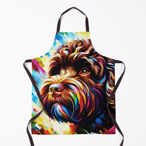 Item preview, Chocolate Lagotto Romagnolo Dog Acrylic Art designed and sold by TheAnimalZ00.