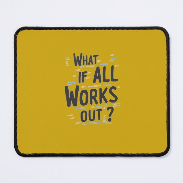 Item preview, what if it all works out typography manifestation  designed and sold by bukajart.