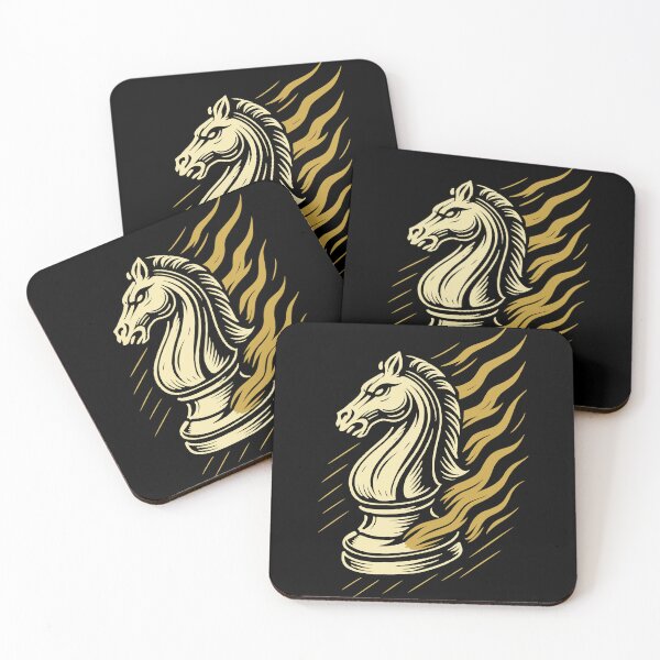Item preview, Chess Player Knight Piece Board Game designed and sold by LuminOrb.
