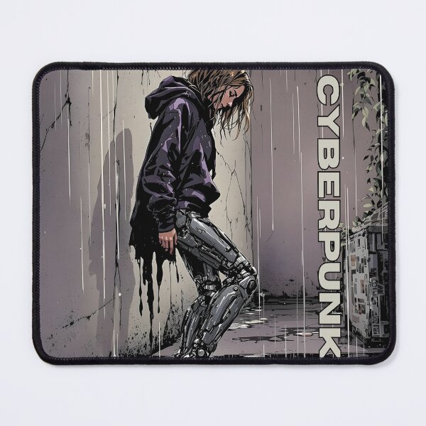 Item preview, Beaux Animes Digital Art, Cyberpunk Cyborg Anime Girl Streetwear designed and sold by Beauxanimes.