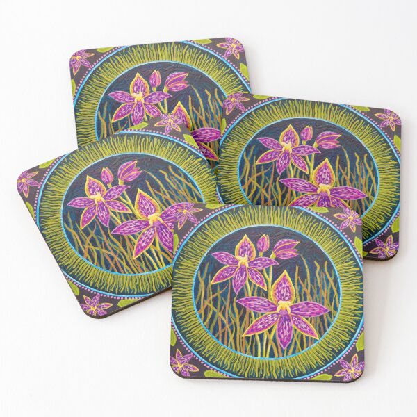 Item preview, Queen of Sheba orchid mandala designed and sold by Soozie Wray.