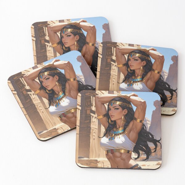 Item preview, The beautiful Egyptian Priestess anime art designed and sold by Vintage Designs +.