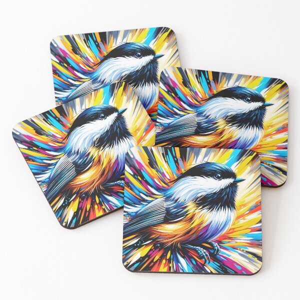 Item preview, Black Capped Chickadee Art designed and sold by TheAnimalZ00.