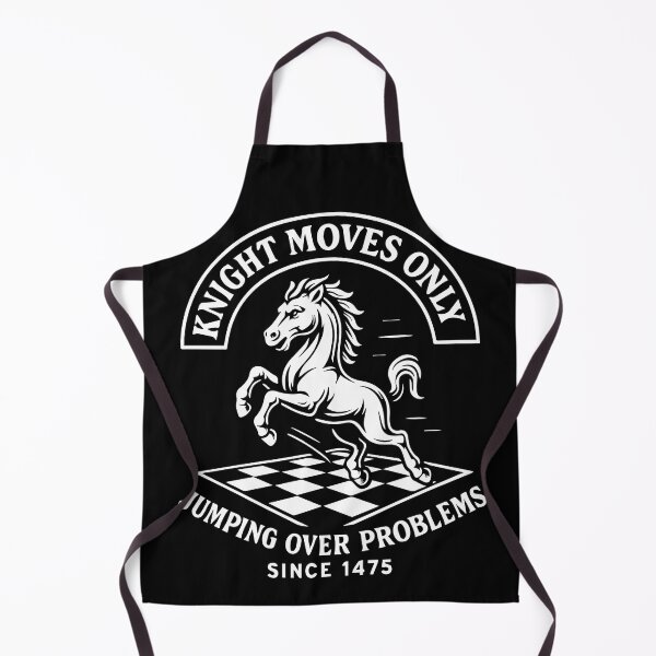 Item preview, Knight Moves Only Chess Player Humor designed and sold by LuminOrb.