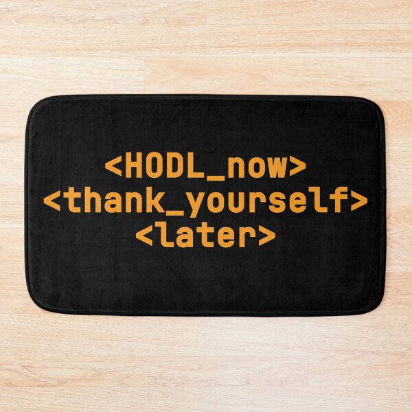 Item preview, Hodl now - BTC Mindset Edition designed and sold by Silvernuit.