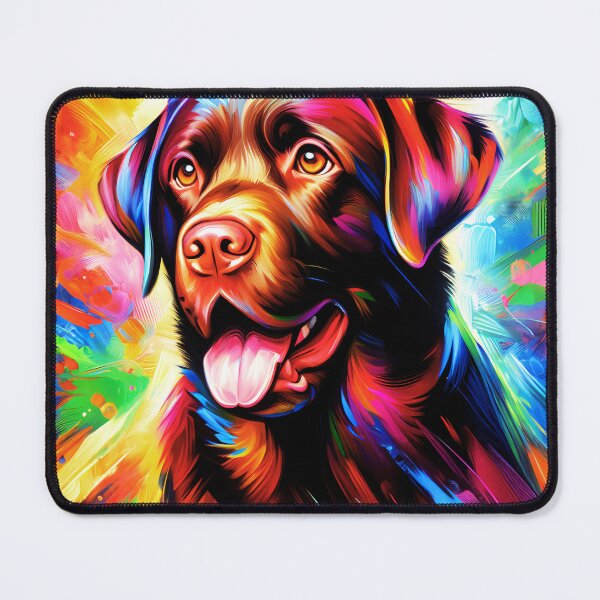 Item preview, Chocolate Labrador Retriever Dog Acrylic Art designed and sold by TheAnimalZ00.